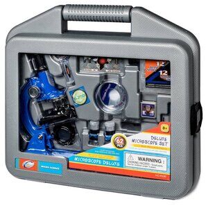 Eastcolight  Deluxe Metal Microscope Set Multi-lingual  (62 Pcs) New Sealed